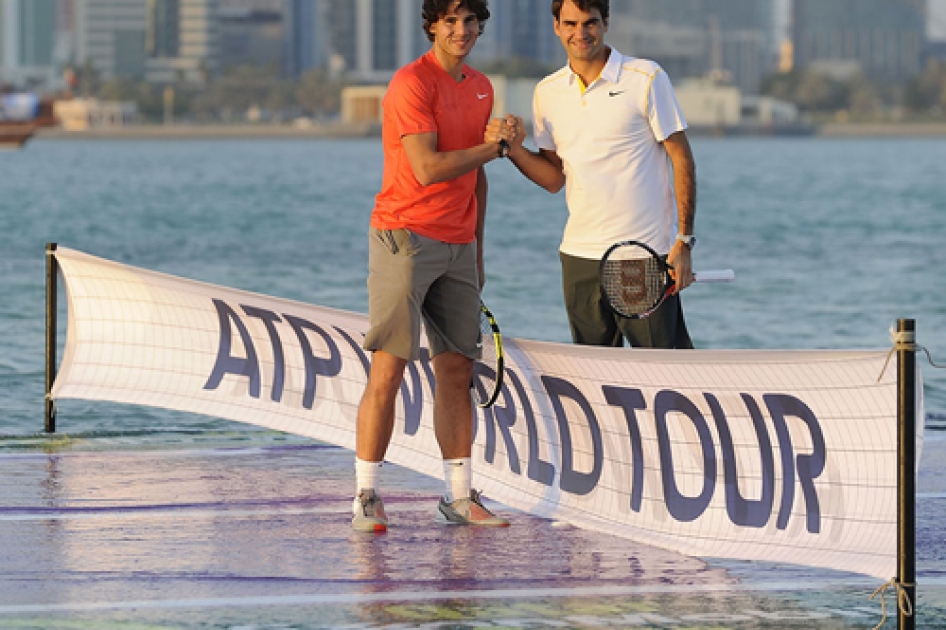 Rafael Nadal inicia la temporada en Doha tras ganar el torneo de exhibición de Abu Dhabi Rafael Nadal inicia la temporada en Doha tras ganar el torneo de exhibición de Abu Dhabi