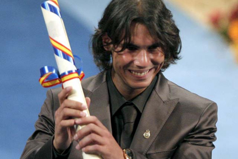 Rafael Nadal es nominado al premio Laureus del Deporte Rafael Nadal es nominado al premio Laureus del Deporte