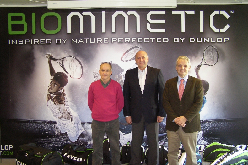 La RFET visita la sede de Dunlop