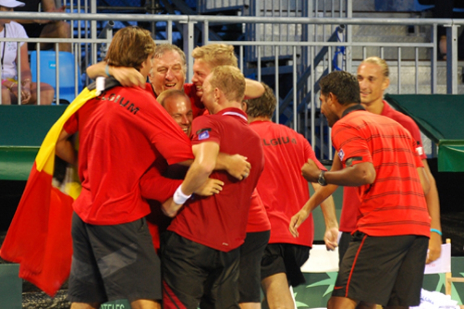 Bélgica adelanta el equipo con el que se medirá a España en la Copa Davis