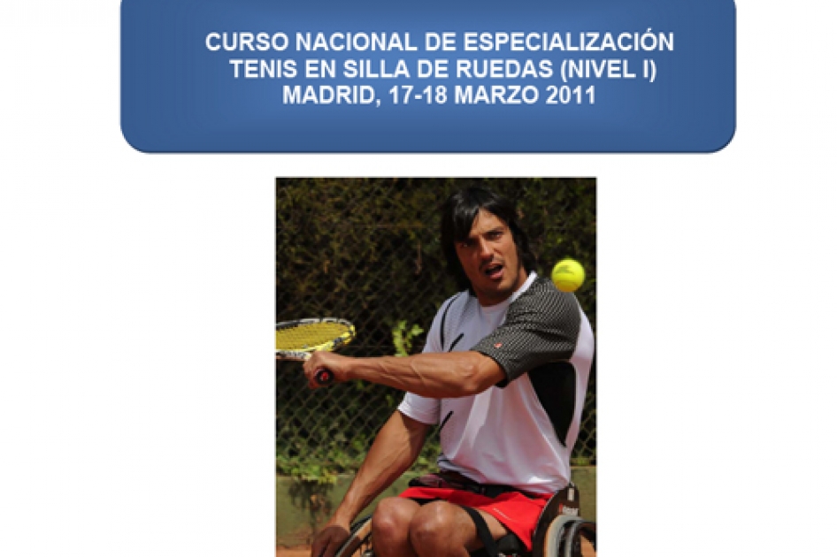 Ya están completas las inscripciones para el segundo Curso Nacional de Tenis en Silla de Ruedas en Madrid