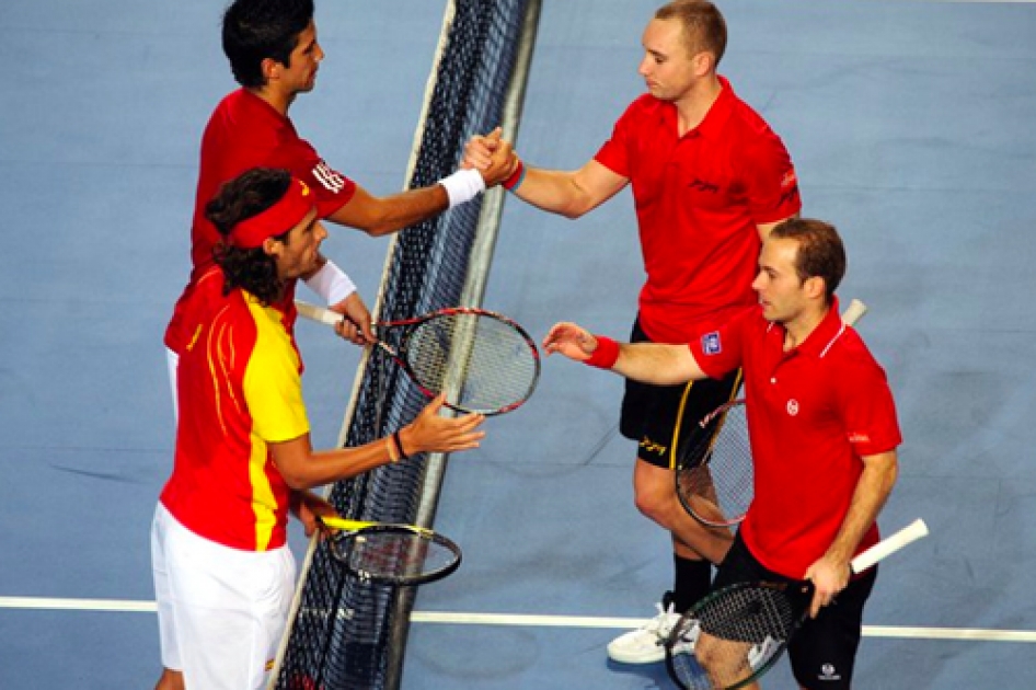 Feliciano y Verdasco rematan la eliminatoria para España Feliciano y Verdasco rematan la eliminatoria para España