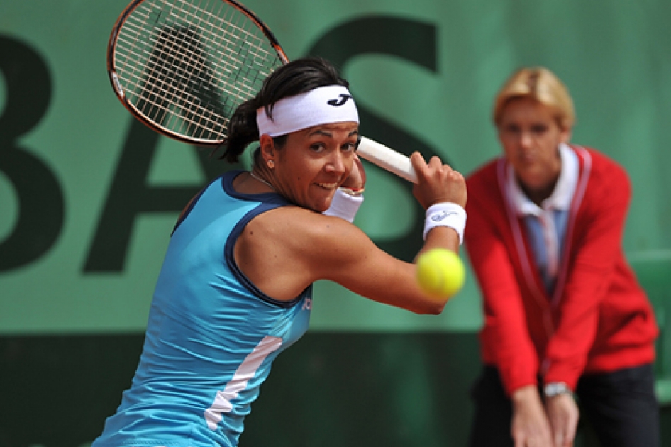 Silvia Soler debuta con victoria en un Grand Slam y acompaa a Anabel Medina a segunda ronda