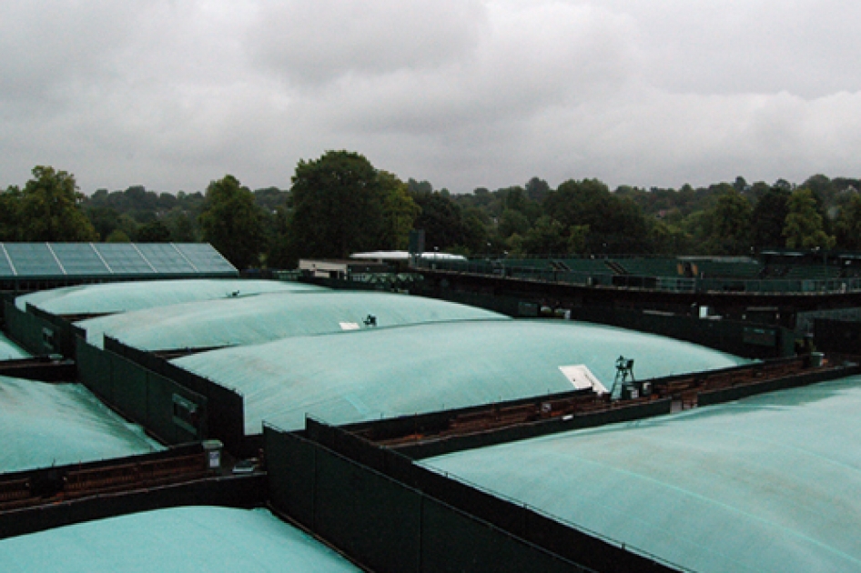 La lluvia aplaza la ltima jornada de previas en Wimbledon donde Silvia Soler se retira