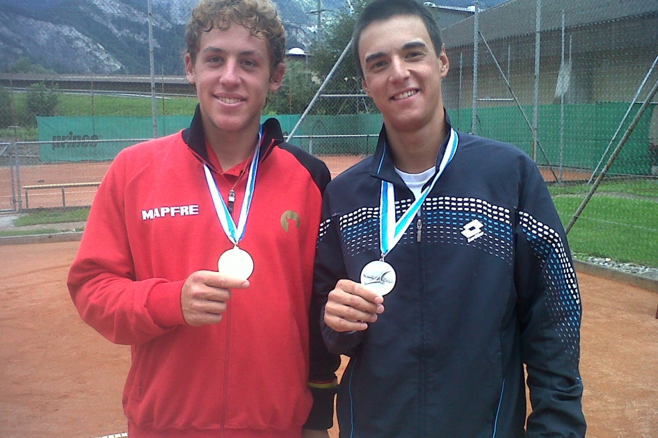 Roberto Carballs, Campen de Europa Jnior y Sara Sorribes, Subcampeona Cadete