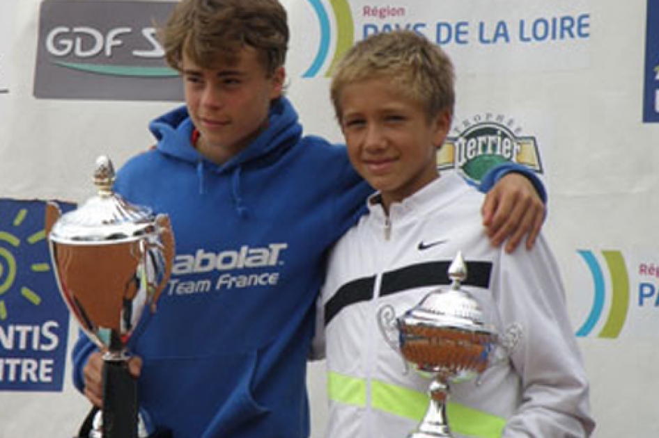 Final de Eduard Gell en el torneo sub13 de Nantes en el circuito francs juvenil