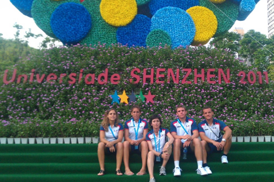 Cuatro tenistas espaoles toman parte en la Universiada 2011 en la ciudad china de Shenzhen