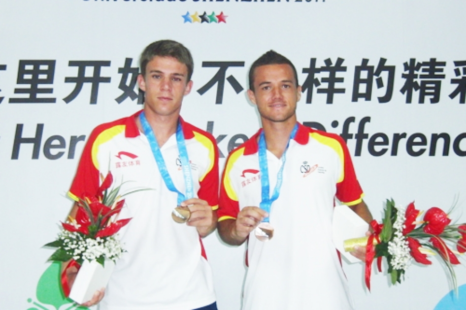 Estruch y Montoro ganan la medalla de bronce de dobles en la Universiada 2011 de Shenzhen