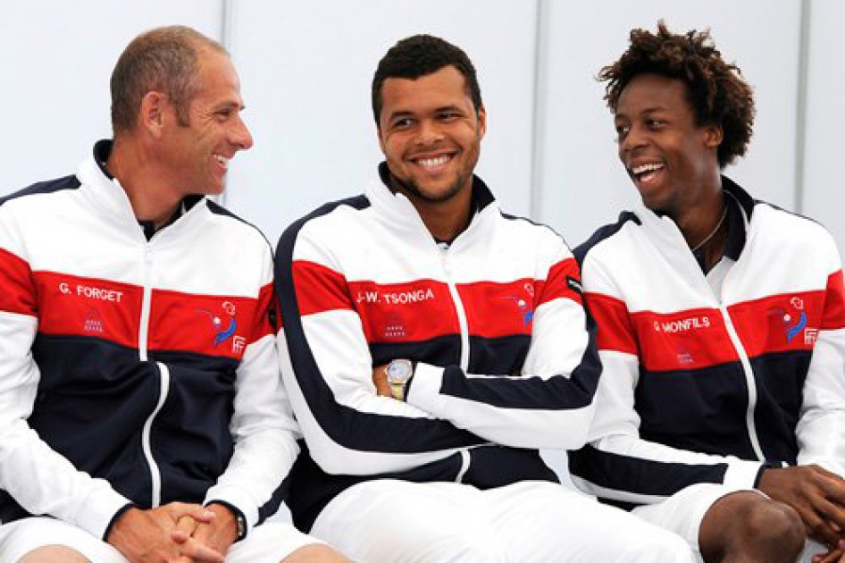 Francia jugar con Monfils, Tsonga, Simon y Gasquet ante Espaa en Crdoba