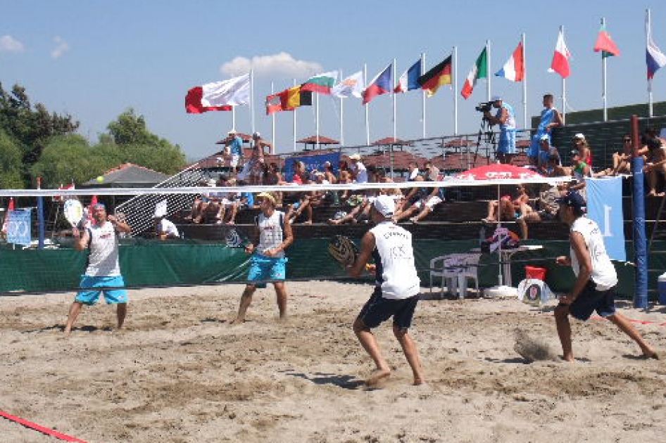 Bulgaria acoge esta semana el Campeonato de Europa de Tenis Playa en el Mar Negro