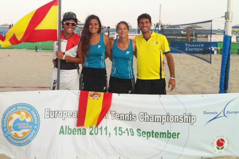 La pareja espaola Ramrez-Ramos alcanza los cuartos de final en el europeo de Tenis Playa