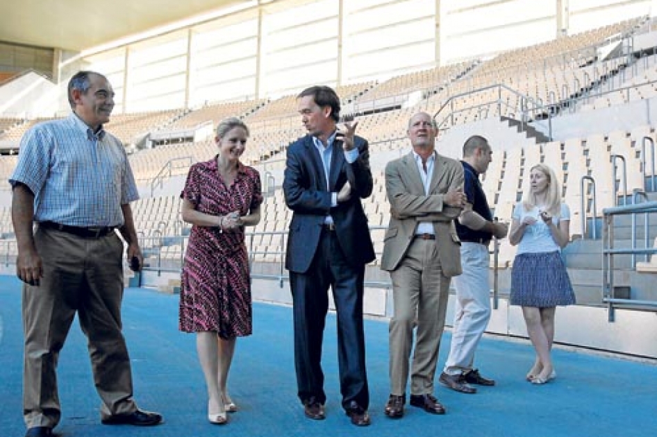 La Federación Internacional de Tenis verifica el proyecto de Sevilla para la final de la Copa Davis