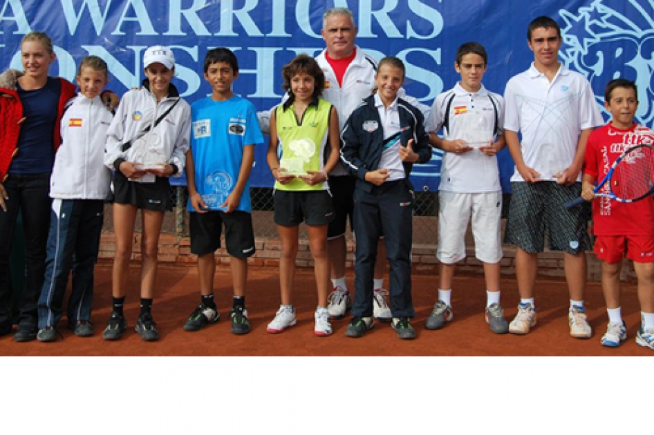 El tenis juvenil espaol triunfa en el Mster Europeo del circuito TTK Warriors Tour en Barcelona