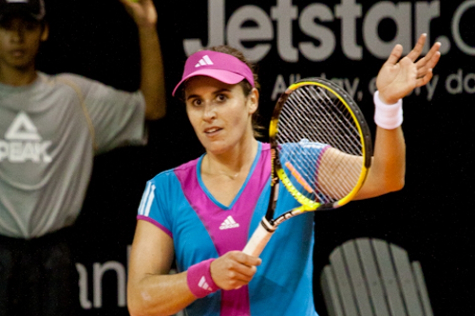 Anabel Medina jugará las semifinales del Masters WTA de Bali Anabel Medina jugará las semifinales del Masters WTA de Bali