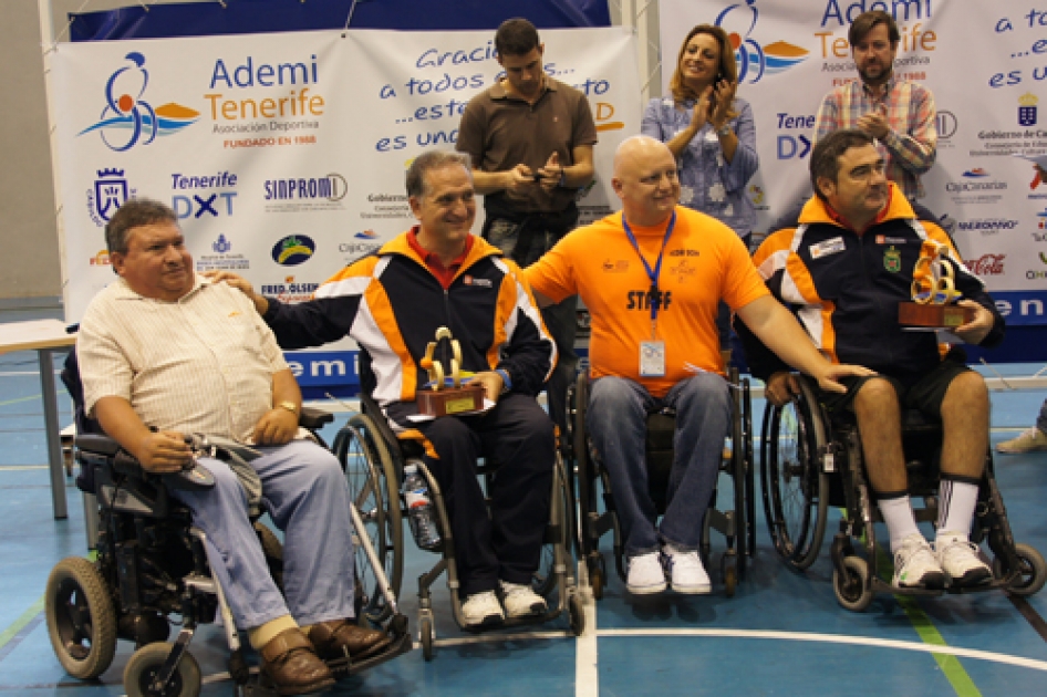 Jos Carlos Pina gana en Tenerife el ltimo abierto nacional de tenis en silla ante Eduardo Llano  