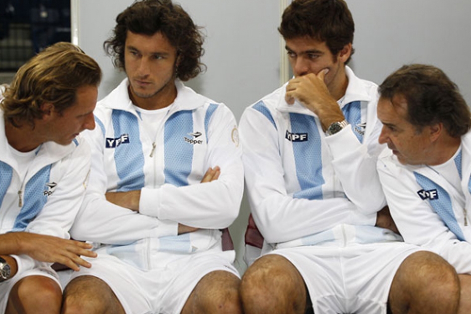 Argentina anuncia que viajará a Sevilla con Del Potro, Mónaco y Nalbandián a la cabeza Argentina anuncia que viajará a Sevilla con Del Potro, Mónaco y Nalbandián a la cabeza