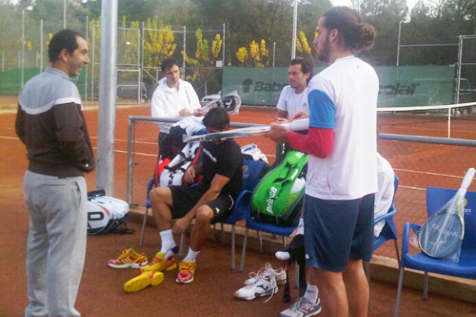 Espaa prepara la final de la Davis en Barcelona, donde Albert Costa dar el equipo este martes