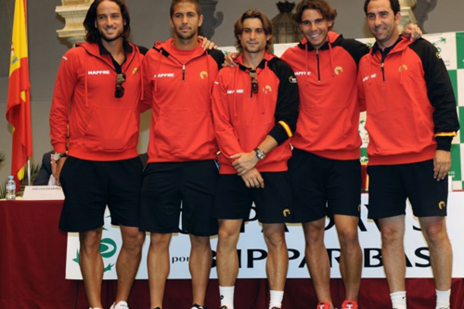 Nadal, Ferrer, Feliciano y Verdasco repiten de cara a la final de la Copa Davis ante Argentina