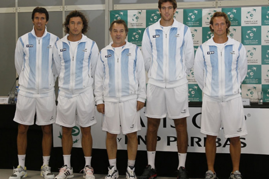 Argentina confirma a Del Potro, Mnaco, Chela y Nalbandin para la final de Sevilla