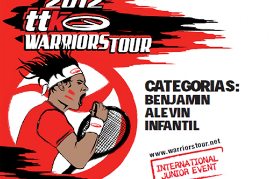 El TTK Warriors Tour juvenil volver a contar con un calendario de 11 torneos 