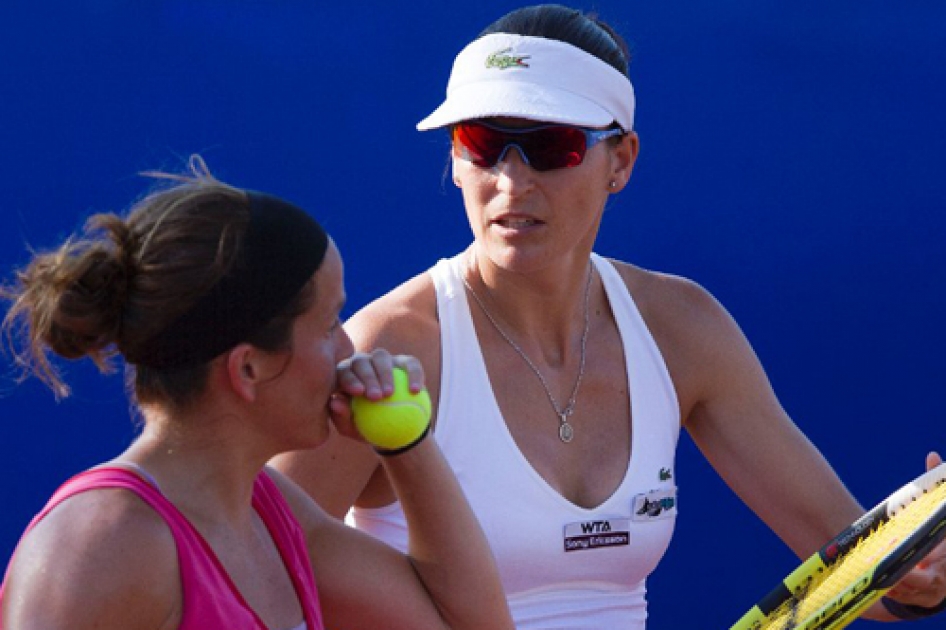 Lourdes Domínguez y Arantxa Parra vuelven a quedarse sin título de dobles en México