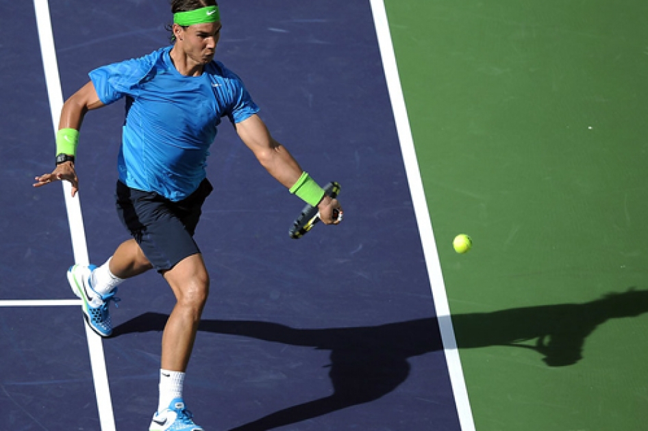 Nadal cede ante Federer y queda fuera de la final del primer Masters 1000 del año Nadal cede ante Federer y queda fuera de la final del primer Masters 1000 del año