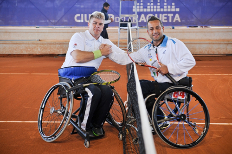 Semifinales de Álvaro Illobre y Lola Ochoa en el internacional de tenis en silla de Madrid