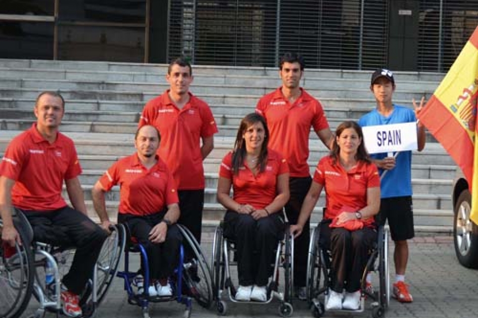 La Seleccin Espaola Mapfre de tenis en silla de ruedes desciende al Grupo Mundial II