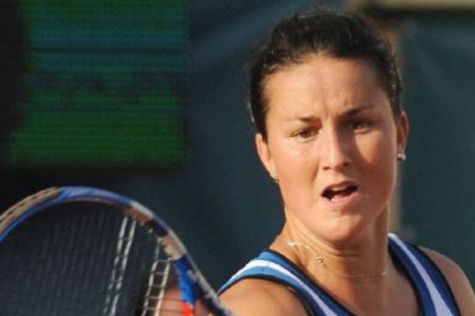 Lara Arruabarrena logra el único billete español en la previa del US Open Lara Arruabarrena logra el único billete español en la previa del US Open