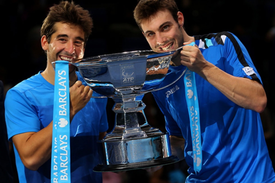 Marcel Granollers y Marc López hacen historia al conquistar el Masters de dobles en Londres Marcel Granollers y Marc López hacen historia al conquistar el Masters de dobles en Londres