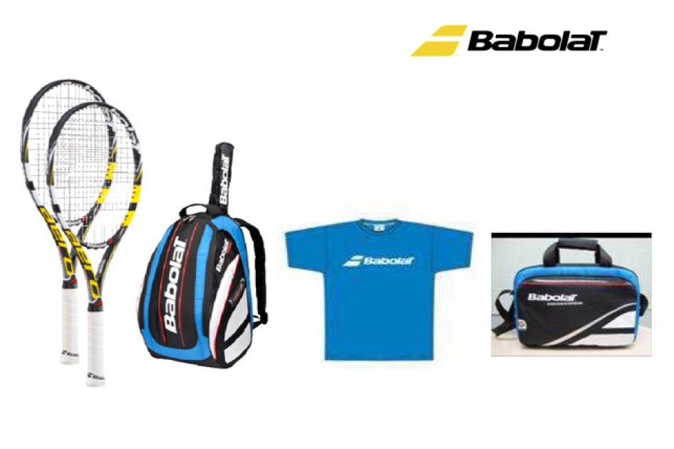 Pack de material deportivo Babolat en oferta para los técnicos con licencia profesional en vigor