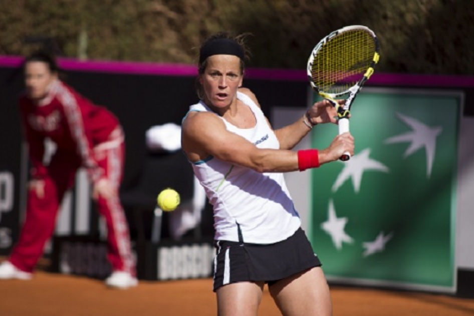 Silvia Soler y Lourdes Domnguez adelantan a Espaa en la eliminatoria contra Ucrania (2-0)