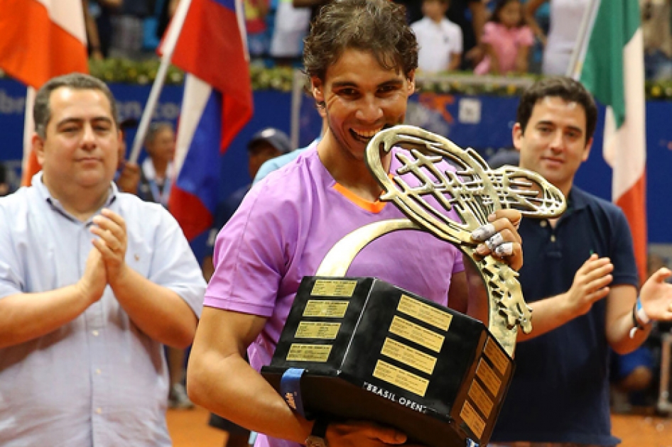 Nadal se reencuentra con el triunfo en San Paulo ocho meses despus