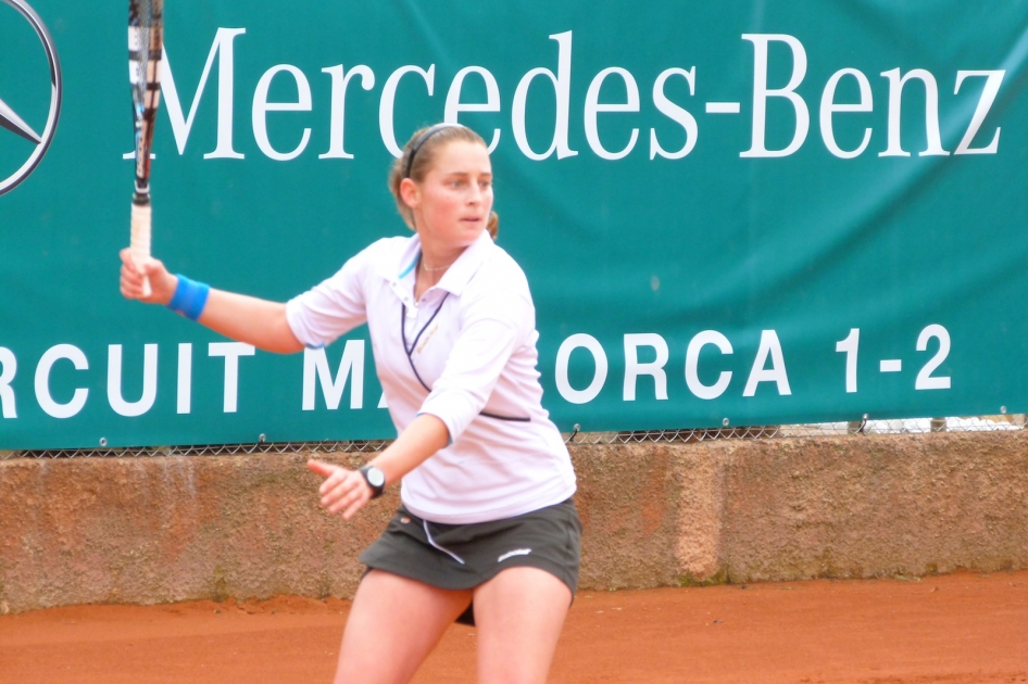 Ivonne Cavall cede ante la italiana Grymalska en la final del primer internacional del ao en Mallorca