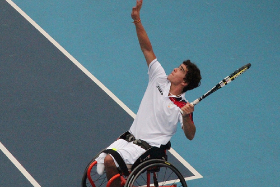 Daniel Caverzaschi alcanza su primera final del año en el circuito mundial de tenis en silla