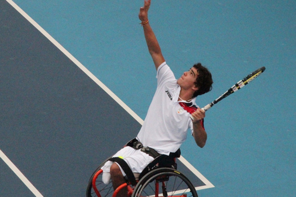 Daniel Caverzaschi alcanza su primera final del ao en el circuito mundial de tenis en silla