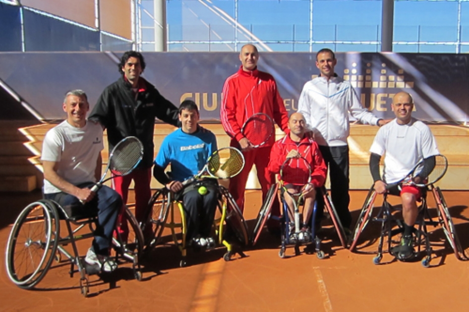 La Seleccin Espaola Mapfre de Tenis en Silla prepara el Mundial en Madrid