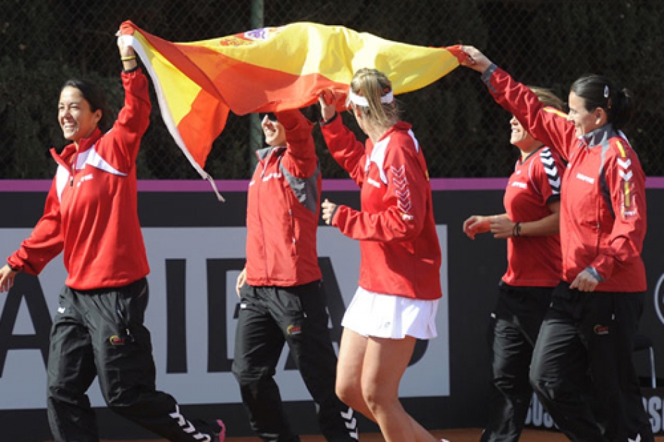 Carla Surez, Lourdes Domnguez, Silvia Soler y Lara Arruabarrena buscarn el ascenso en Fed Cup