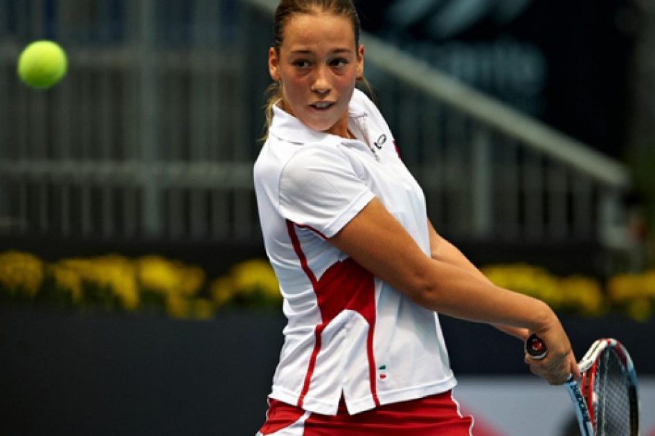 Final de Noelia Bouzó en el primer internacional infantil en Mallorca Final de Noelia Bouzó en el primer internacional infantil en Mallorca