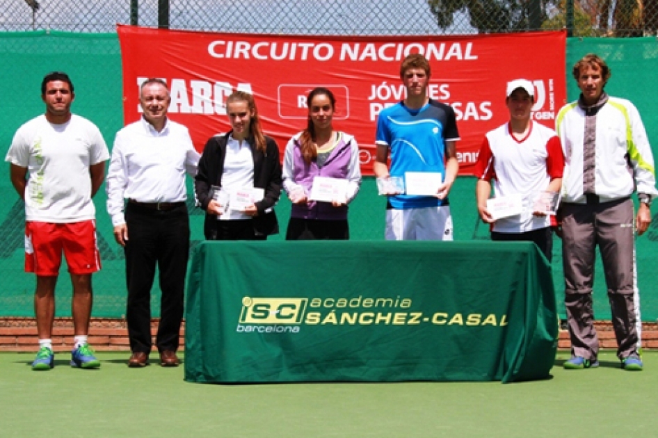 Carlos Donat e Irene Burillo ganan el torneo cadete Marca de Barcelona