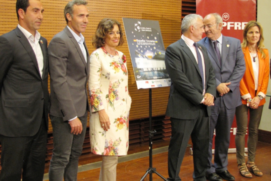 Madrid presenta la próxima eliminatoria de Copa Davis en el Ayuntamiento