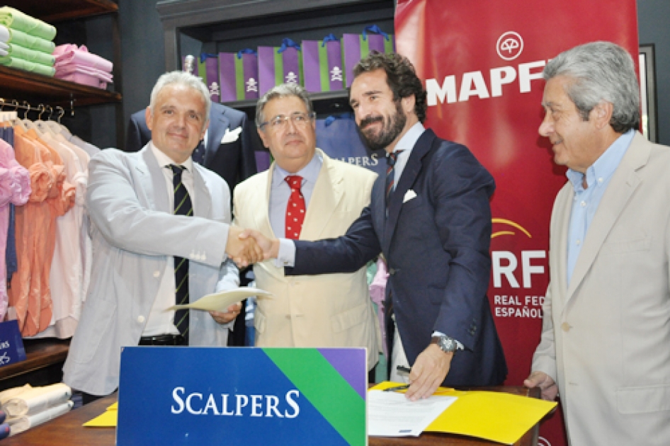 La marca internacional Scalpers vestirá al Equipo Español de Copa Davis