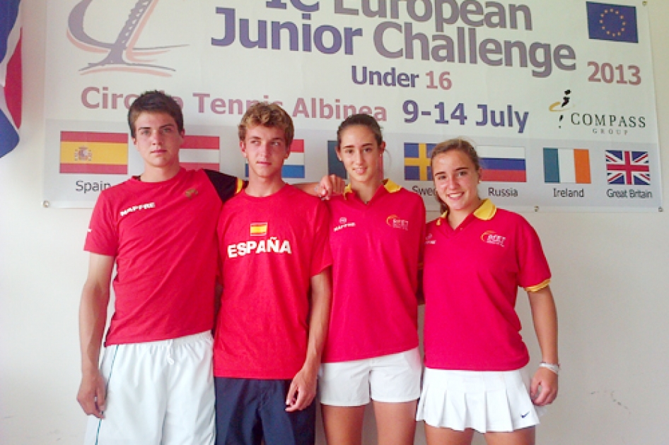 Espaa acaba en segunda posicin de la IC Compass Junior Challenge cadete en Italia