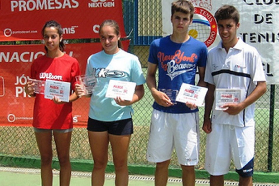 Antonio Cembellín y Sarah Fernández ganan el torneo Marca Jóvenes Promesas de Valladolid