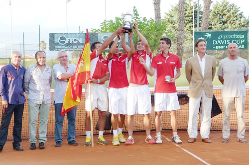El equipo español cadete se clasifica para la fase final de la Borotra Cup 