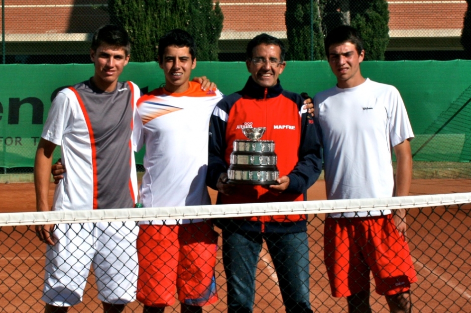 El equipo de la Davis Junior, en representacin del tenis base, ser premiado en la Gala del Tenis Espaol