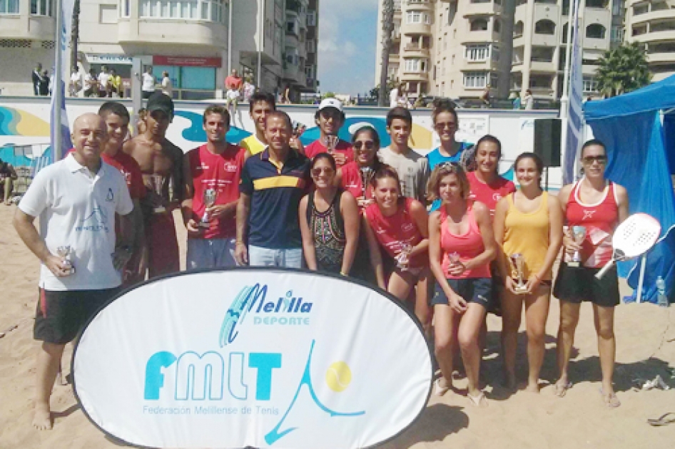 El circuito mundial de tenis playa visita Barcelona y Melilla