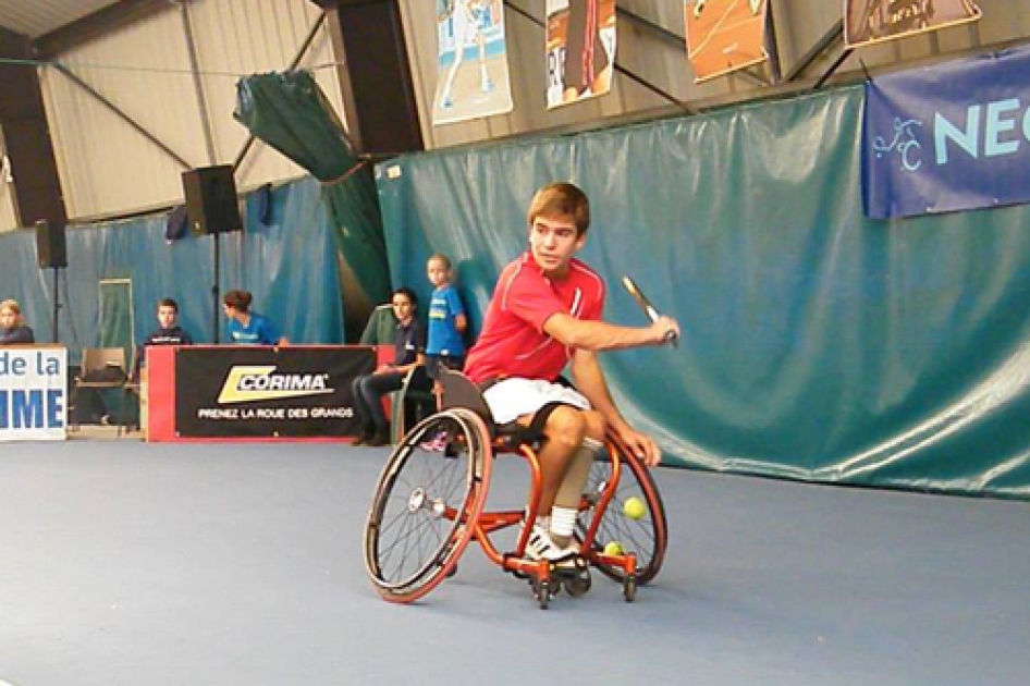 Martn De la Puente logra en Francia su segundo triunfo en el circuito mundial jnior de tenis en silla