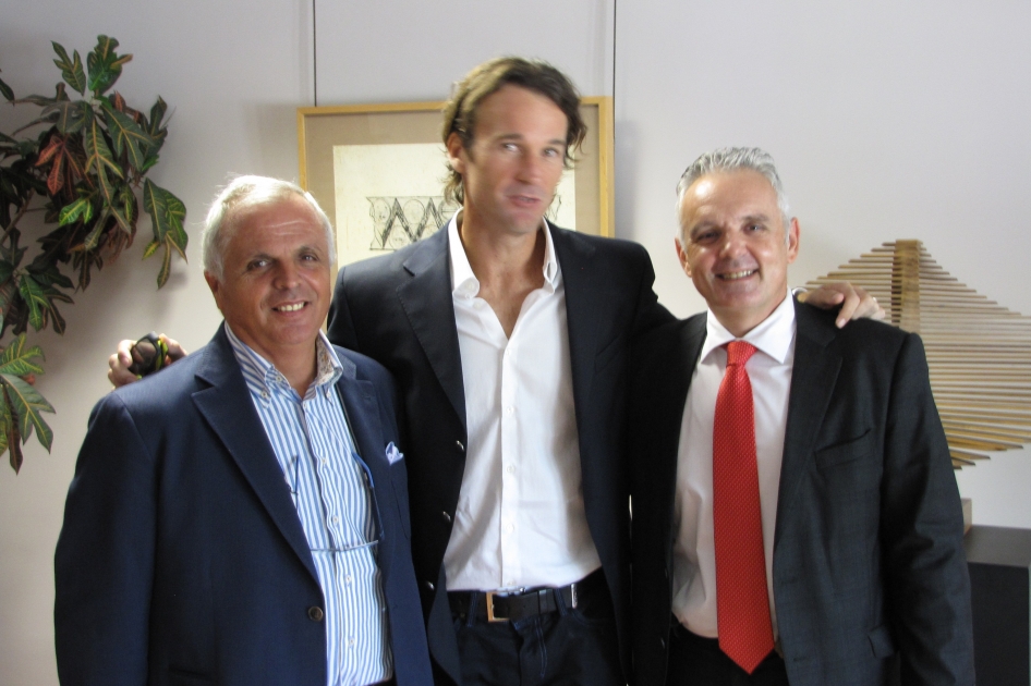 Antoni Ferragut asistió a la presentación de Carlos Moya Antoni Ferragut asistió a la presentación de Carlos Moya