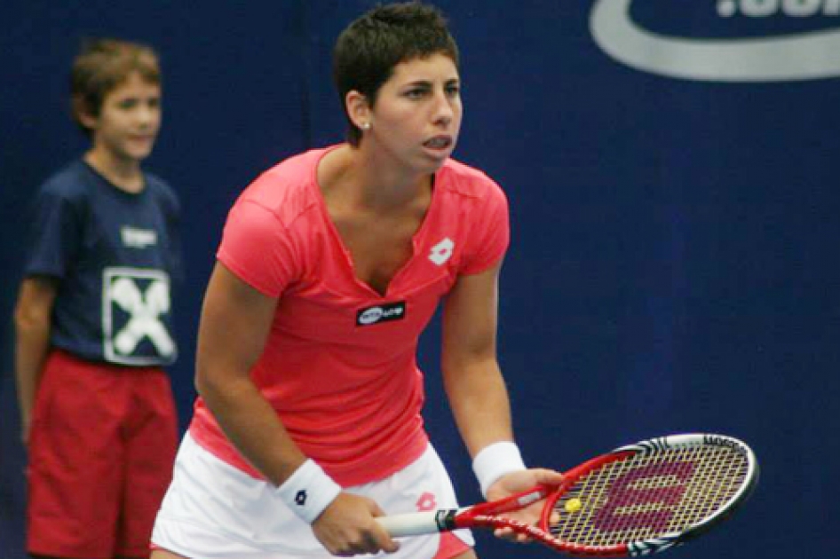Carla Suárez se queda a un paso de su tercera final del año en Linz Carla Suárez se queda a un paso de su tercera final del año en Linz